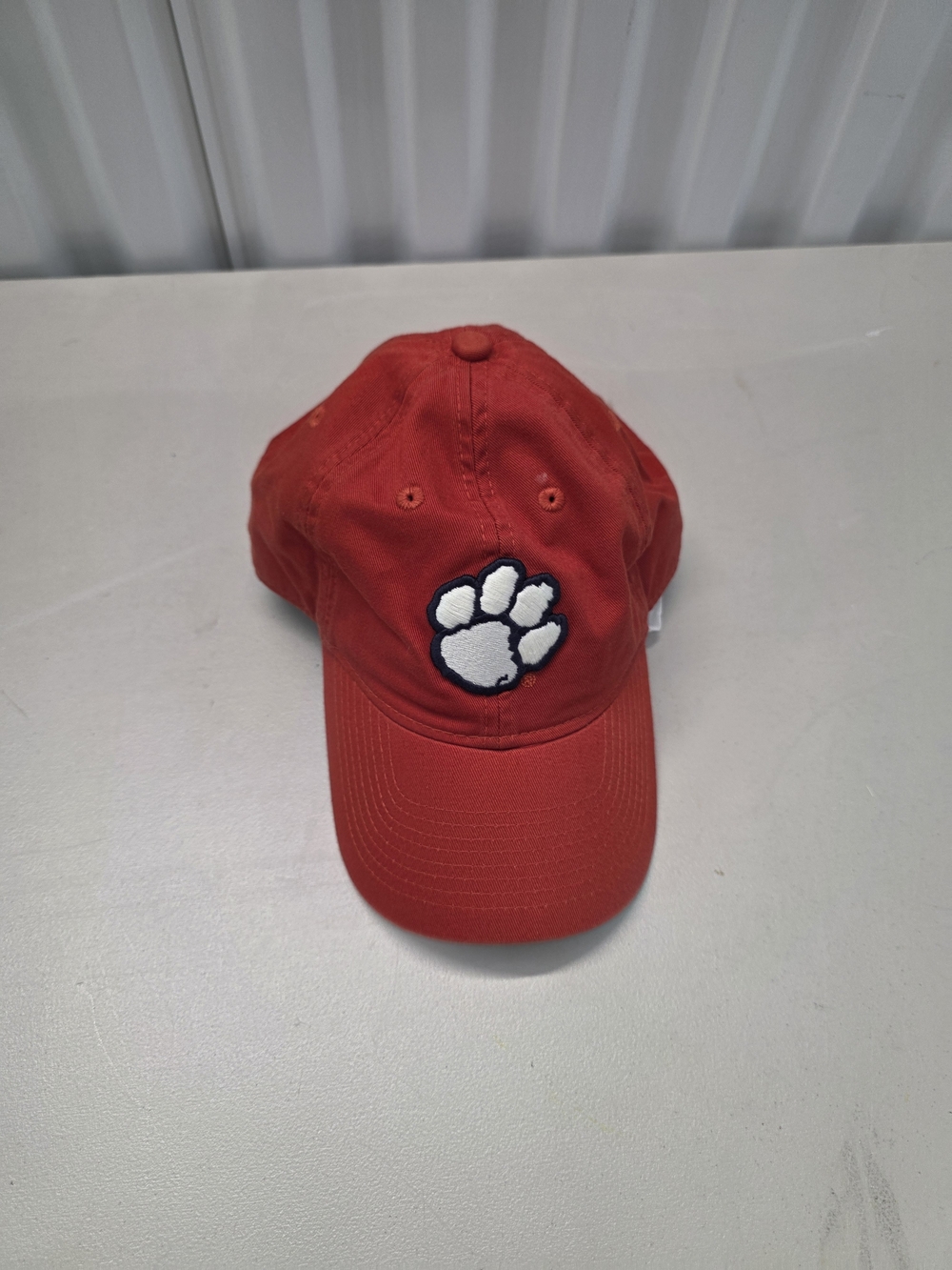 Legacy Hat Cap Fitted Mens One Size Orange Paw Print Mascot College Stretch